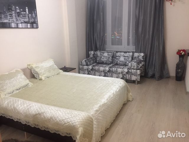 

1-к. квартира, 42 м², 2 кровати