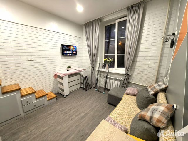 

Квартира-студия, 28 м², 2 кровати