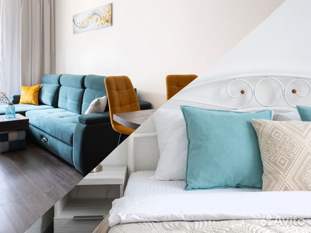 

1-к. квартира, 35 м², 2 кровати