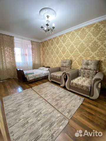 

1-к. квартира, 52 м², 2 кровати