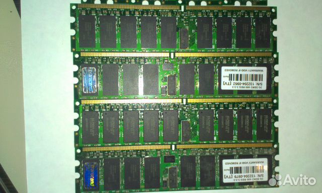2G DDR2 400 REG3-3-3.Серверная оперативная память