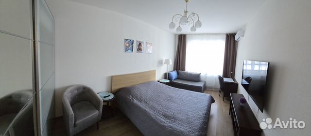 

1-к. квартира, 40 м², 2 кровати