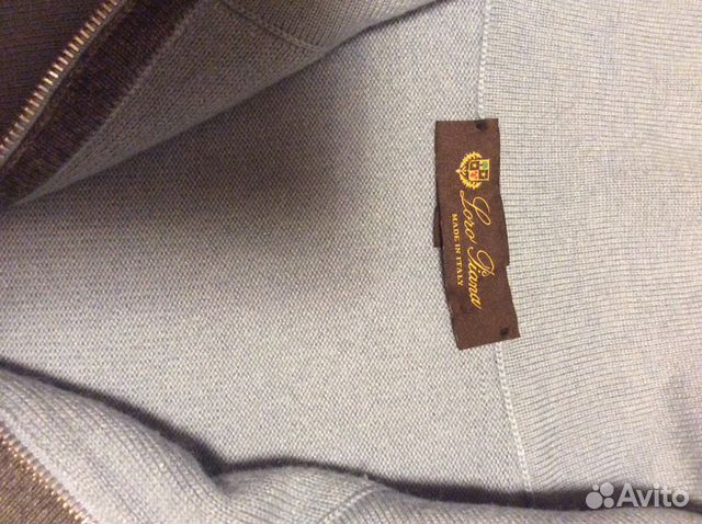 Loro Piana свитер Италия мужской на молнии