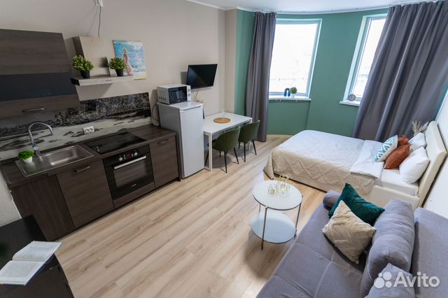 

Квартира-студия, 40 м², 2 кровати