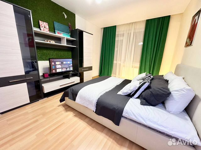

1-к. квартира, 43,4 м², 2 кровати