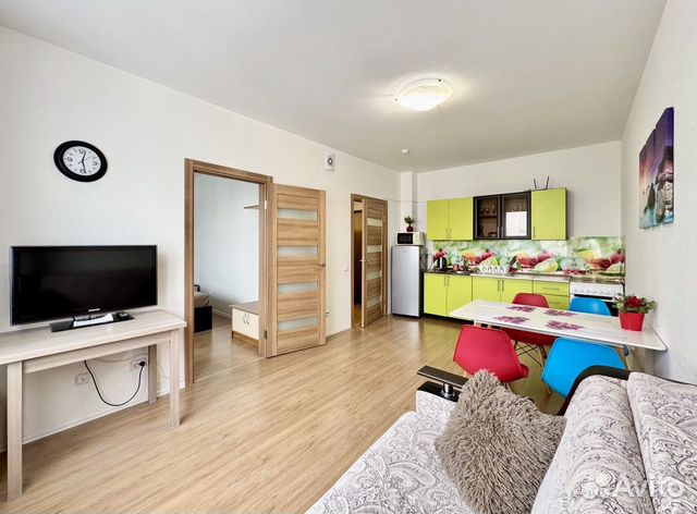 

1-к. квартира, 36,5 м², 2 кровати