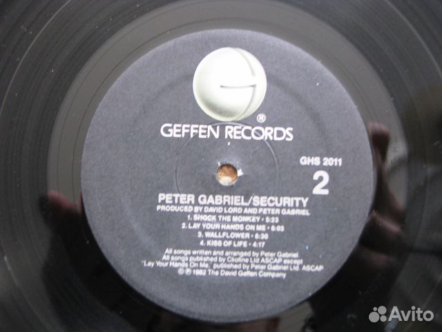 Peter Gabriel IV(Security) USA NM/NM