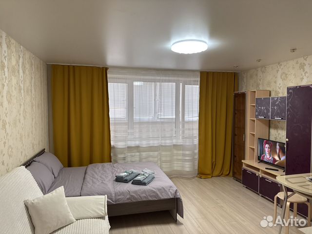 

Квартира-студия, 32 м², 2 кровати