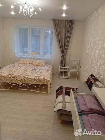 

1-к. квартира, 42 м², 2 кровати