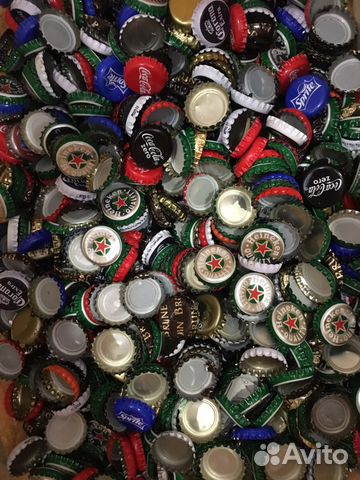 Железные Пробки от газировок пива воды бутылок