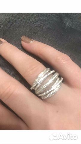 Серебряное кольцо новое