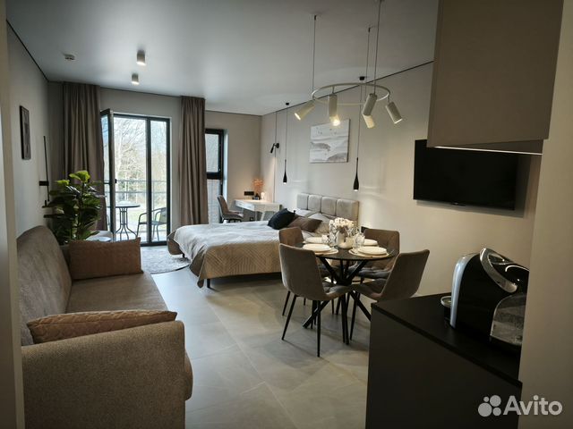 

Квартира-студия, 35 м², 2 кровати
