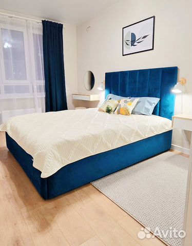 

1-к. квартира, 40 м², 2 кровати
