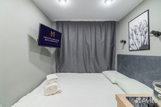 

Квартира-студия, 10 м², 1 кровать