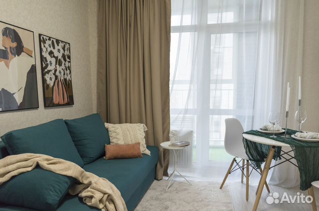 

1-к. квартира, 31 м², 2 кровати