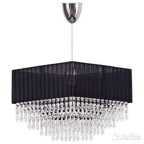 Люстра черная новая Novodworski