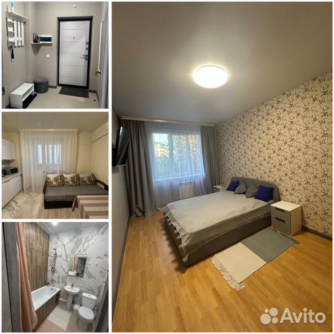 

1-к. квартира, 45 м², 3 кровати
