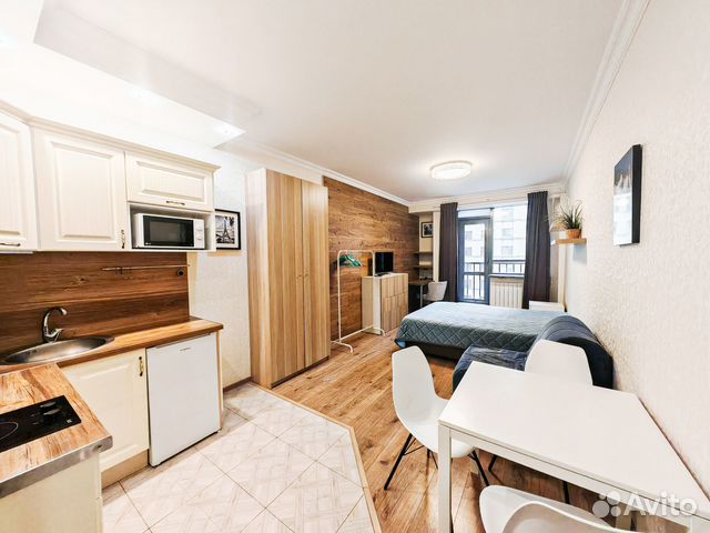 

Квартира-студия, 25 м², 2 кровати