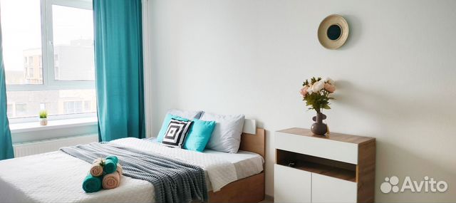 

1-к. квартира, 42 м², 3 кровати