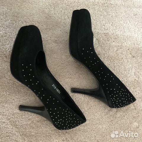 Туфли замшевые р. 38,5-39