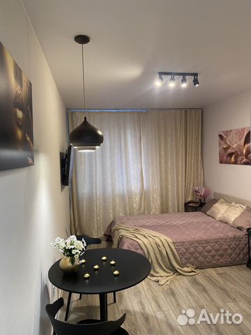 

Квартира-студия, 27 м², 1 кровать