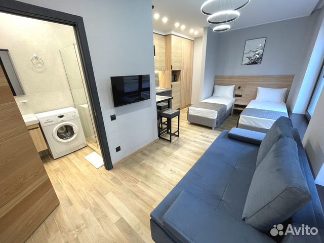 

Квартира-студия в апарт-отеле, 31 м², 2 кровати