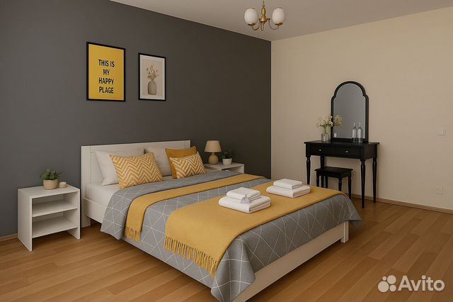 

2-к. квартира, 68 м², 3 кровати