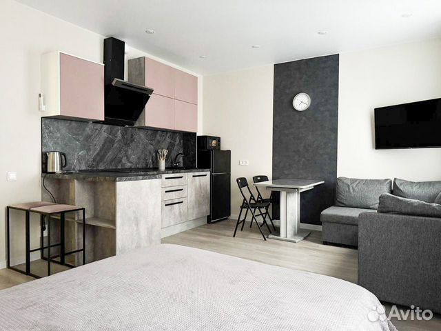 

Квартира-студия, 30 м², 2 кровати
