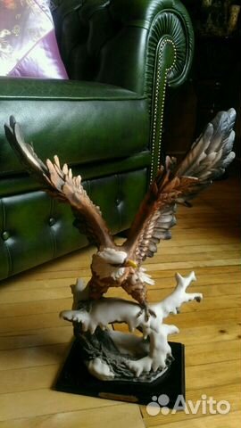 Коллекция птиц на подставке-2 орла,сова,снегири