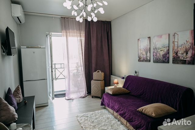 

Квартира-студия, 25 м², 2 кровати