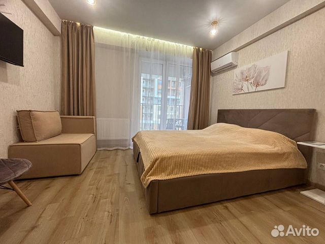 

Квартира-студия, 24 м², 2 кровати