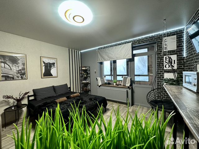 

Квартира-студия, 28 м², 2 кровати