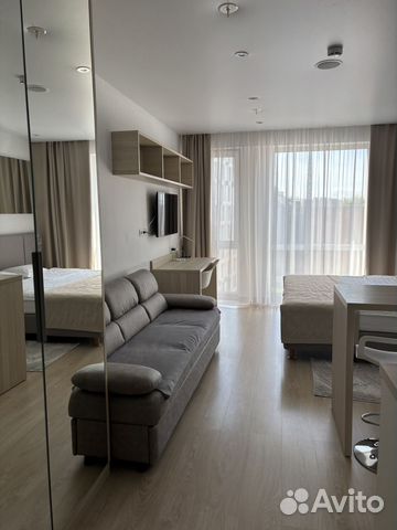 

Квартира-студия, 28 м², 2 кровати