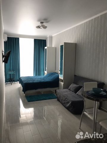

Квартира-студия, 30 м², 2 кровати