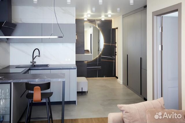 

1-к. квартира, 42 м², 2 кровати