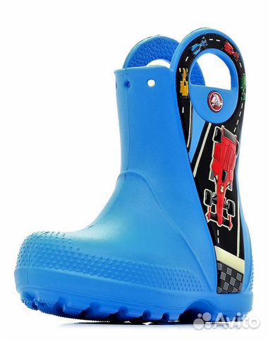 Сапоги резиновые Kids Crocs светятся в темноте