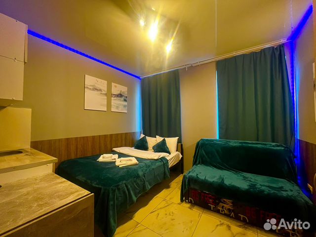 

Квартира-студия, 18 м², 2 кровати