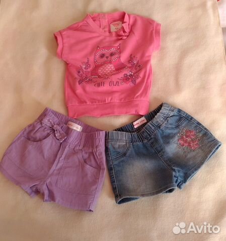 Одежда для девочки (6-12 месяцев, рост 74-80)