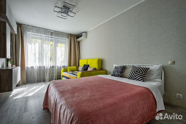 

1-к. квартира, 34 м², 2 кровати