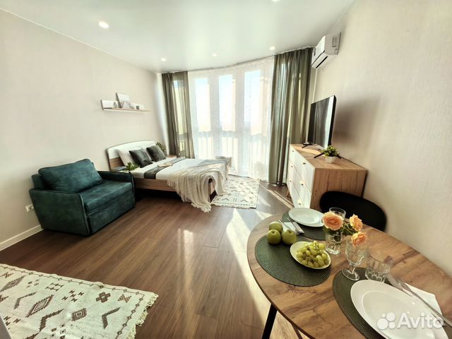 

Квартира-студия, 30 м², 2 кровати