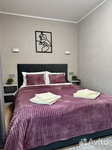 

1-к. квартира, 44 м², 2 кровати