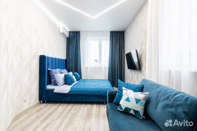 

1-к. квартира, 42 м², 2 кровати