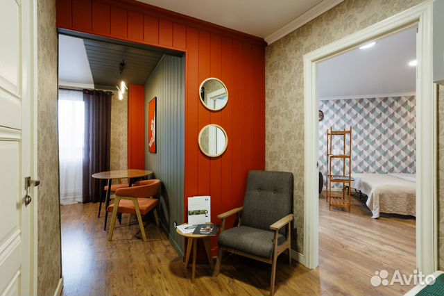 

1-к. квартира, 42 м², 2 кровати