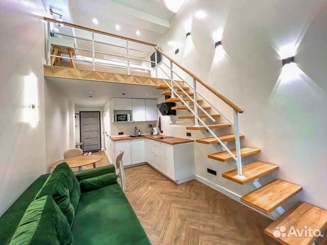 

Квартира-студия, 34 м², 2 кровати