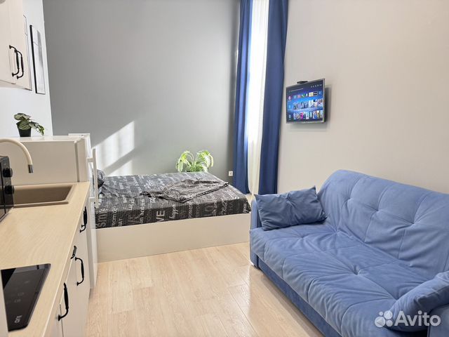 

Квартира-студия, 22,5 м², 2 кровати