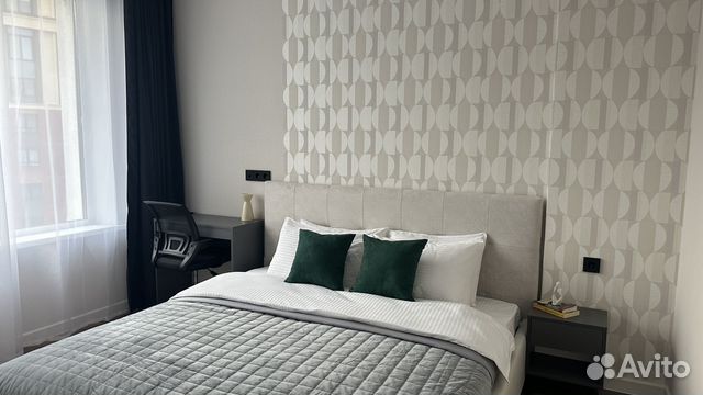 

1-к. квартира, 42 м², 2 кровати