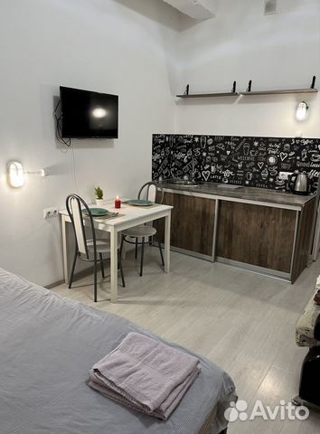 

Квартира-студия, 25 м², 2 кровати