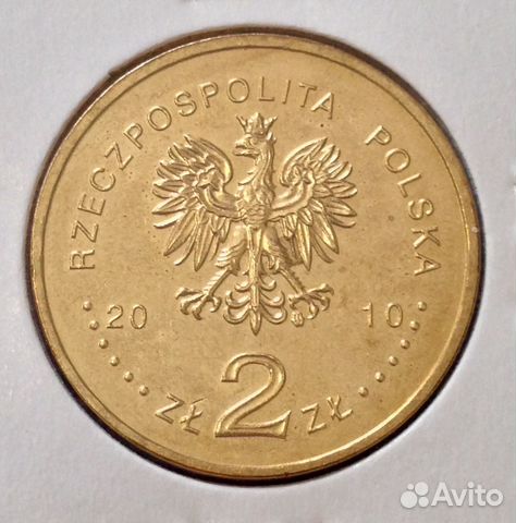 Польша 2 злотых 2010г