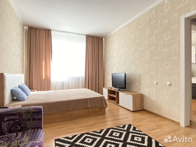 

1-к. квартира, 40 м², 2 кровати