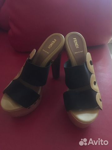 Сабо Fendi, оригинал, р. 36,5 Сабо Fendi, оригинал, р. 36,5